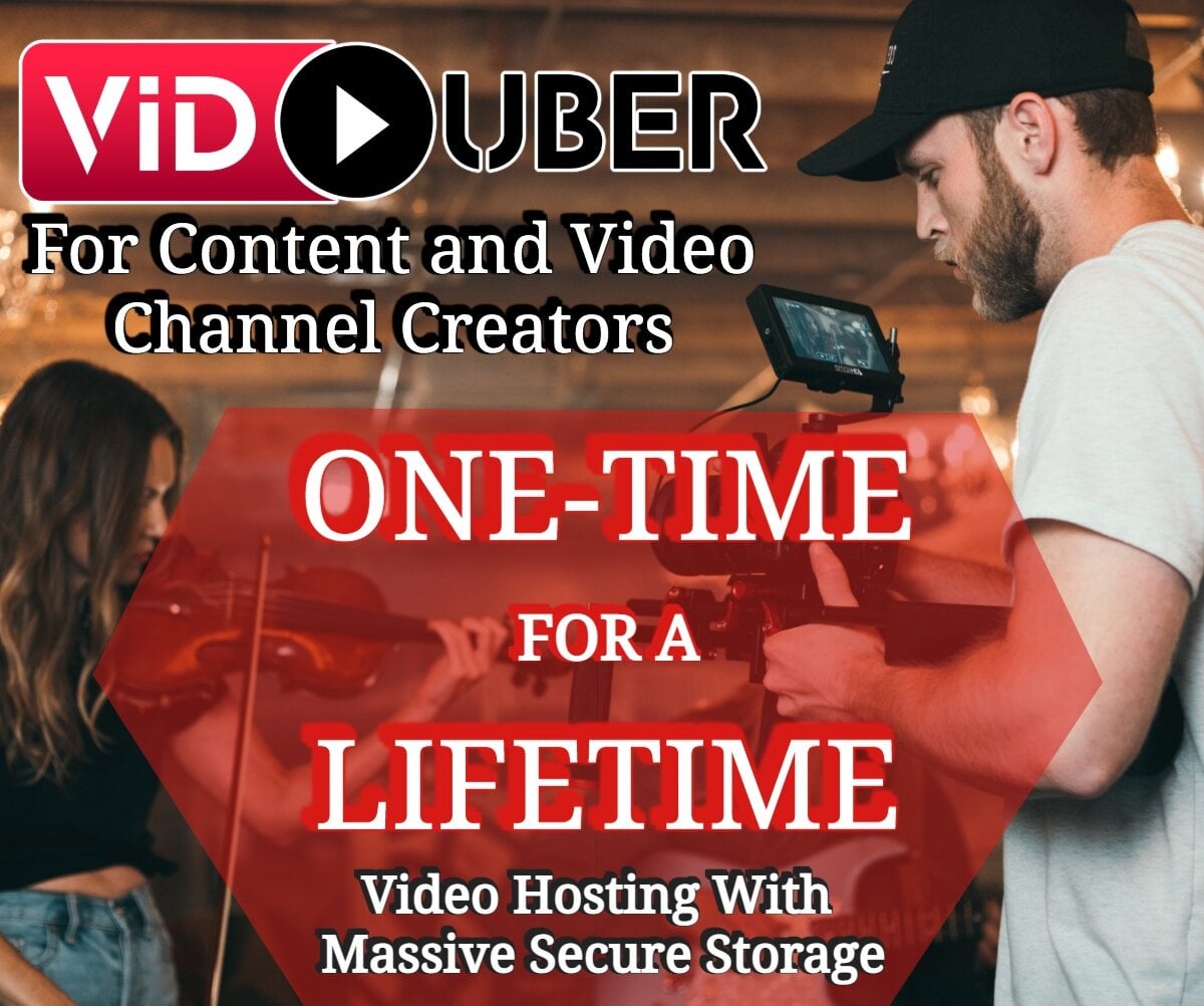 Viduber Lifetime video hosting, and streaming