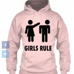 Girls Rule_Hoodie_pink