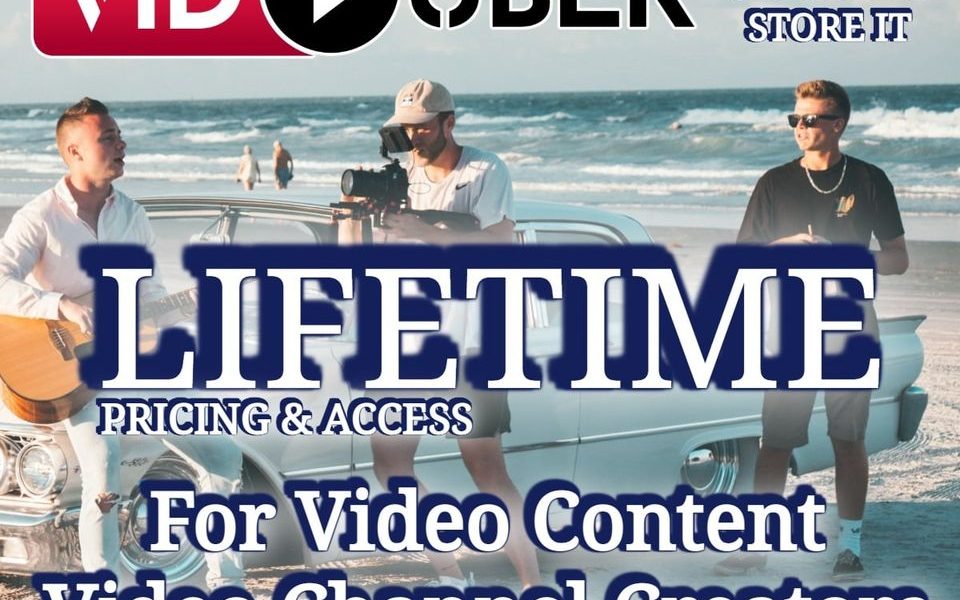 Viduber Lifetime video hosting and launch contest